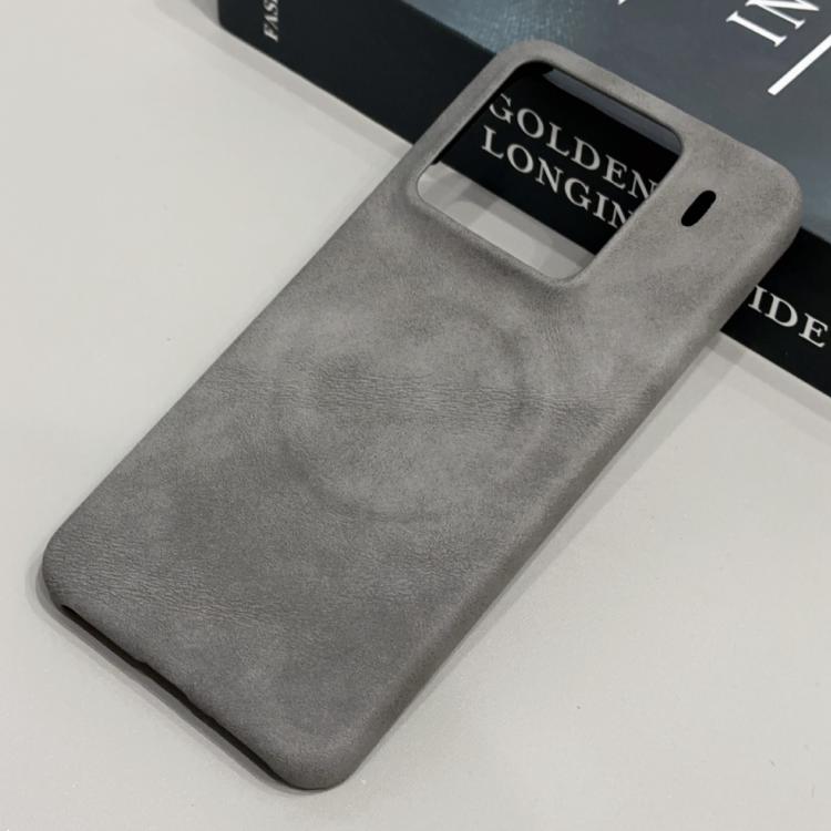 

For Xiaomi 15 Skin Feel Sheepskin MagSafe Magnetic Phone Case(Grey)