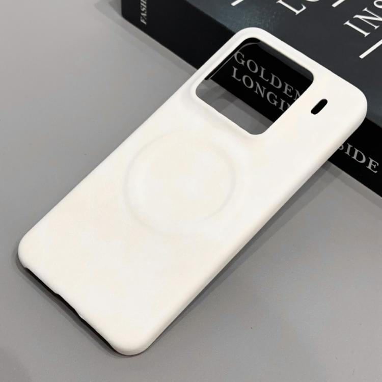 

For Xiaomi 15 Pro Skin Feel Sheepskin MagSafe Magnetic Phone Case(White)