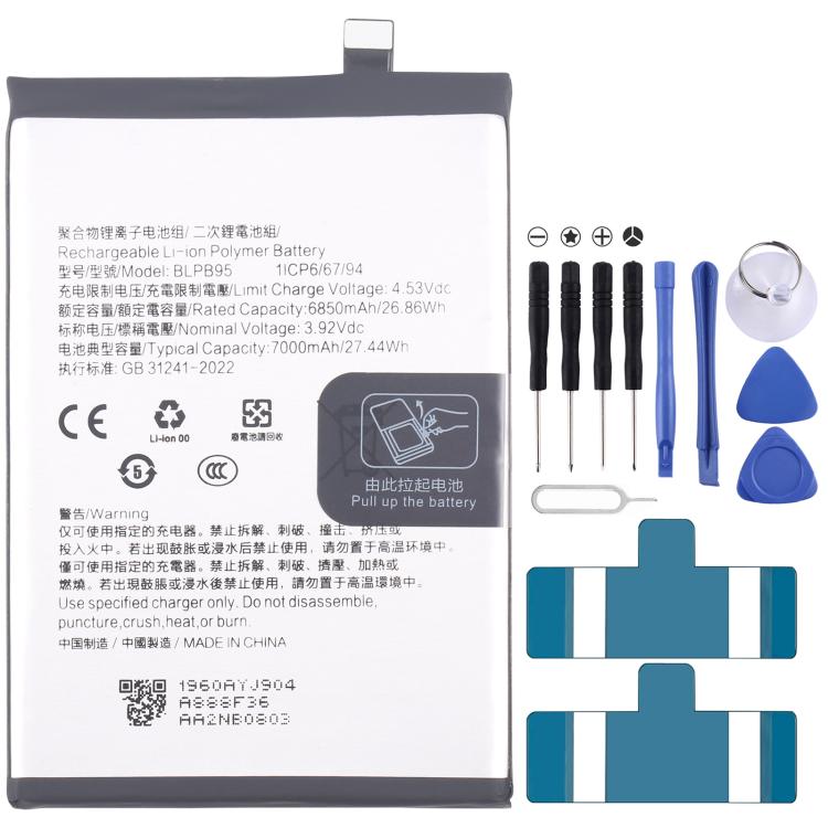 

For Realme GT Neo7 SE BLPB95 7000mAh Battery Replacement