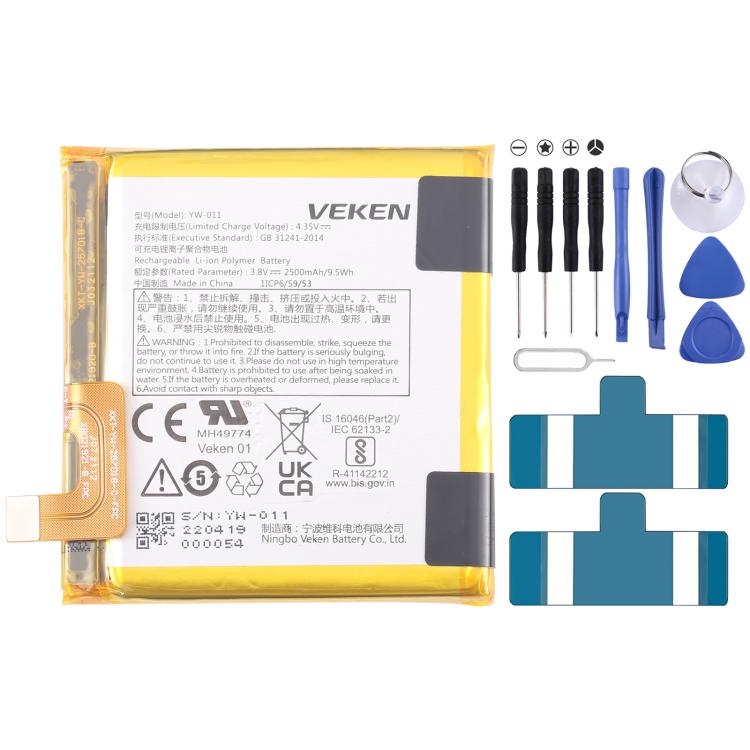 

For VEKEN YW-011 3.8V 2500mAh Battery Replacement