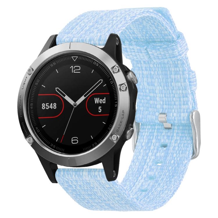 

20mm xDfind Nylon Canvas Watch Band(Sky Blue)