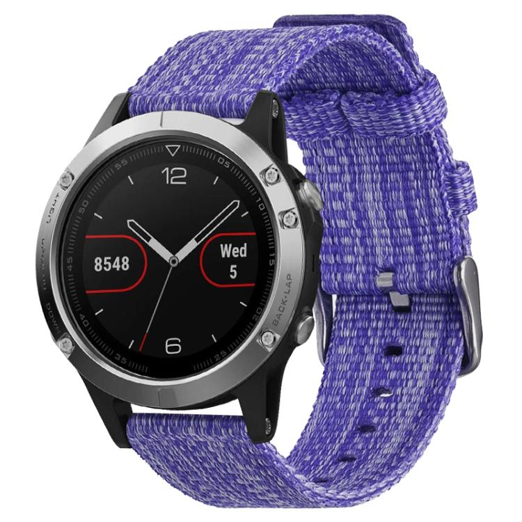 

20mm xDfind Nylon Canvas Watch Band(Dark Purple)