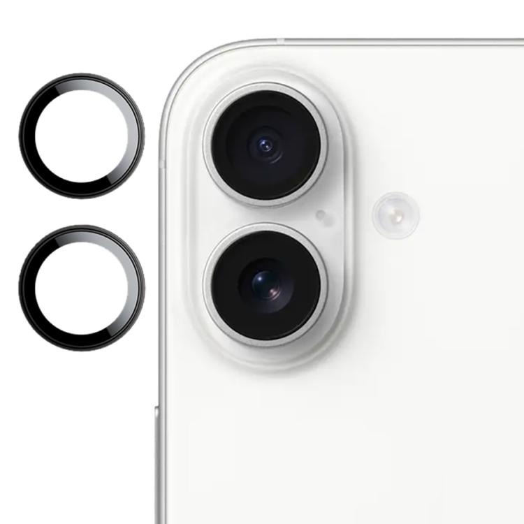 

For iPhone 17 JOYROOM Knight Series 9H HD Lens Protective Film(Black)