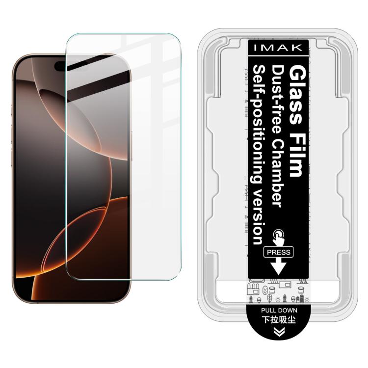 

For iPhone 16 Pro Max imak Dust-free Chamber Locator H Series Tempered Glass Film