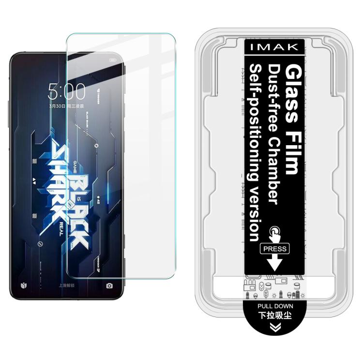 

For Xiaomi Black Shark 5 imak Dust-free Chamber Locator H Series Tempered Glass Film