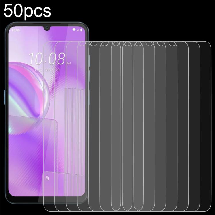 

For HTC Wildfire E4 Plus 50pcs 0.26mm 9H 2.5D Tempered Glass Film