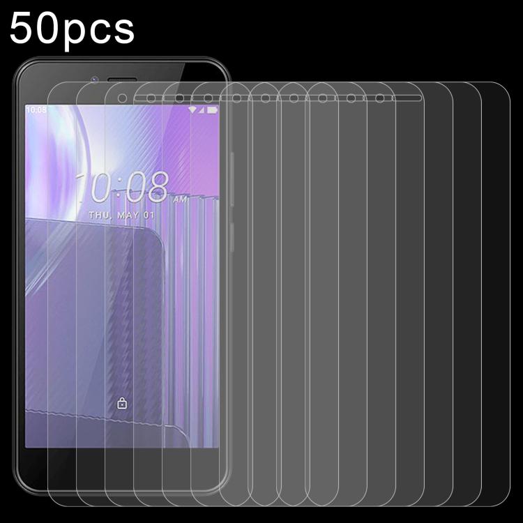 

For HTC Wildfire E5 Life 50pcs 0.26mm 9H 2.5D Tempered Glass Film