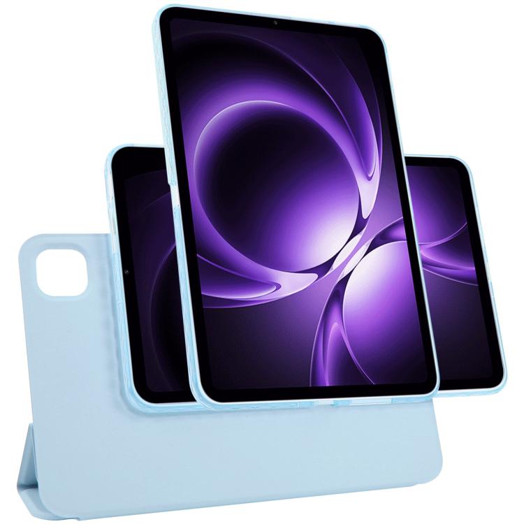 

For Xiaomi Redmi K Pad 8.8 2025 Trifold Magnetic Split Acrylic Leather Tablet Case(Ice Blue)