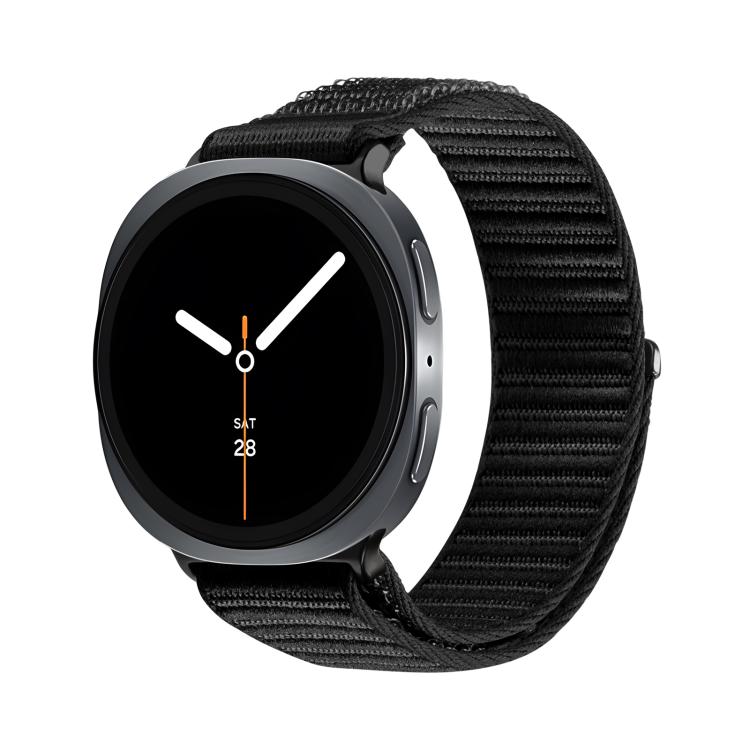 

For Samsung Galaxy Watch8 / Watch8 Classic DUX DUCIS YE Series Nylon Woven Watch Strap(Black)