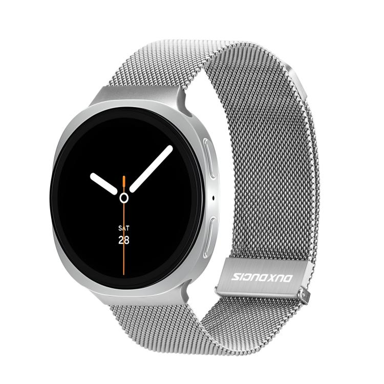 

For Samsung Galaxy Watch8 / Watch8 Classic DUX DUCIS Milanese Series Steel Watch Strap(Silver)
