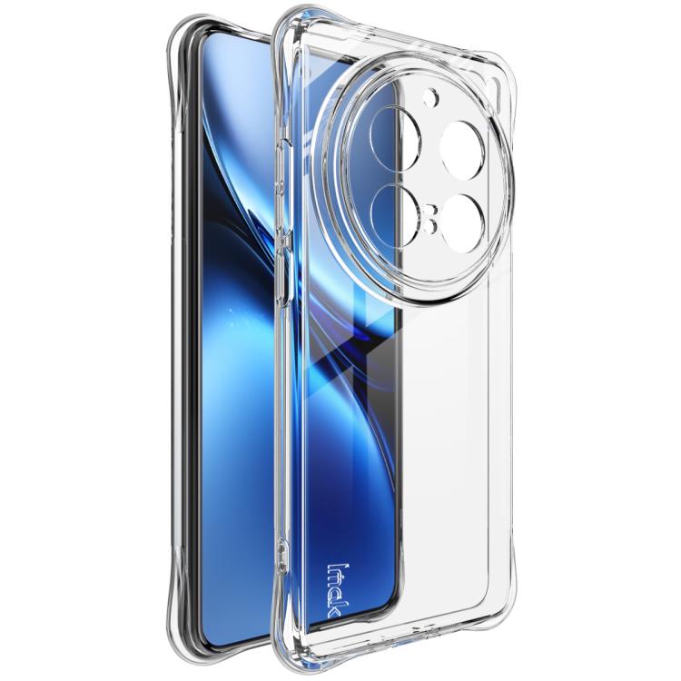 

For vivo X200 Pro 5G imak Shockproof Airbag TPU Phone Case(Transparent)