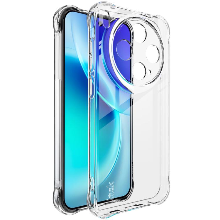 

For vivo X300 imak Shockproof Airbag TPU Phone Case(Transparent)