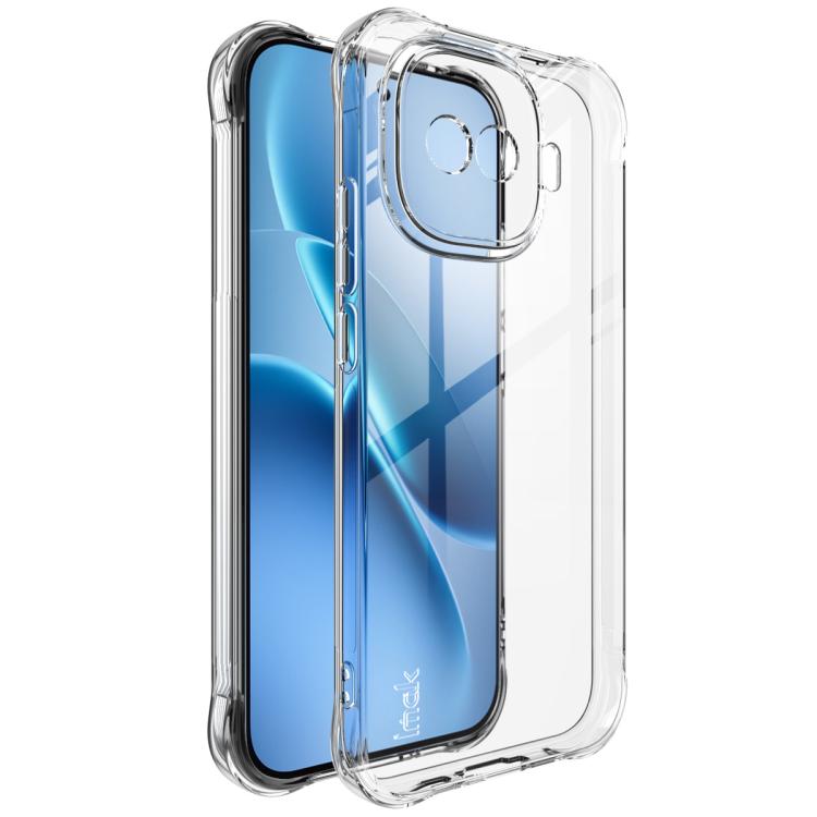 

For vivo iQOO Z11 Turbo 5G imak Shockproof Airbag TPU Phone Case(Transparent)
