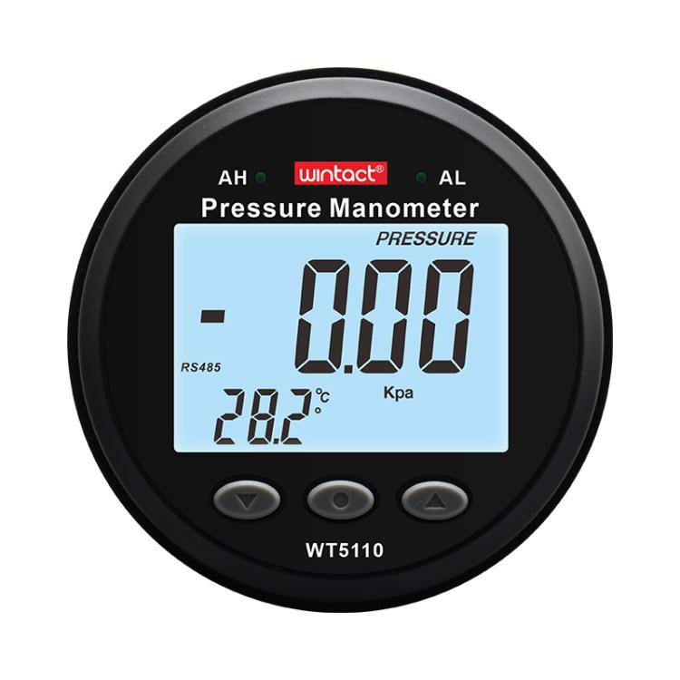 

Wintact Portable Hight Precision Pressure Manometer with Temperature Compensation, Model:WT5110 / 2.5Kpa
