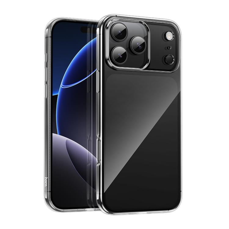 

For iPhone 17 Pro Max hoco Light Series Soft TPU Phone Case(Transparent)