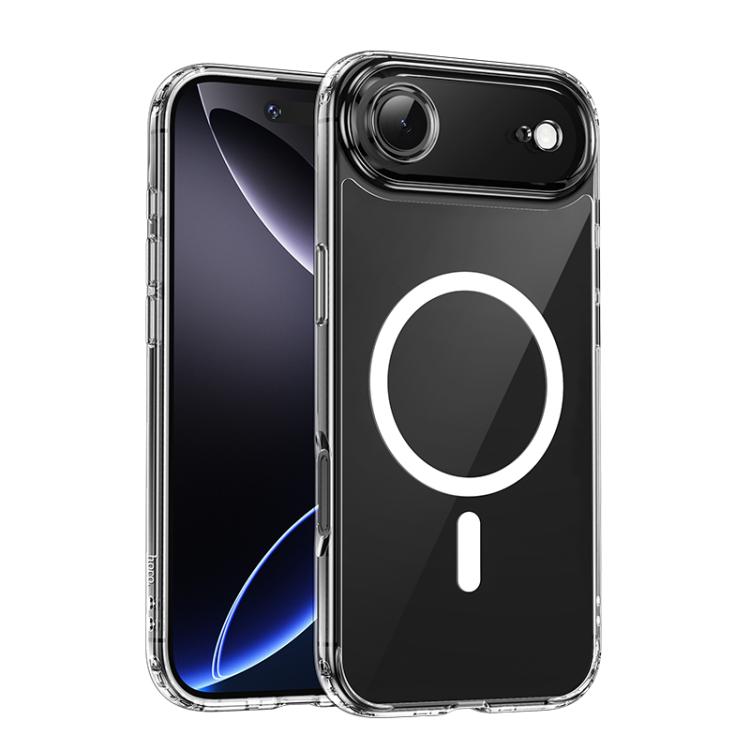 

For iPhone Air hoco MagSafe Magnetic Series Airbag Shockproof Phone Case(Transparent)