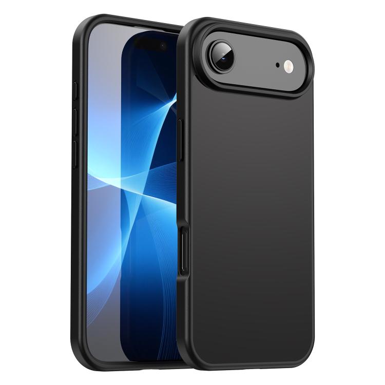 

For iPhone 17 Air Fanying Series PC Hybrid TPU Translucent Frosted Phone Case(Black)