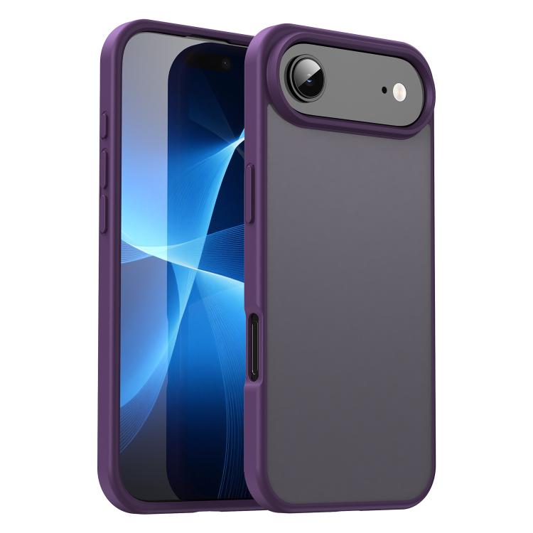 

For iPhone 17 Air Fanying Series PC Hybrid TPU Translucent Frosted Phone Case(Crystal Purple)