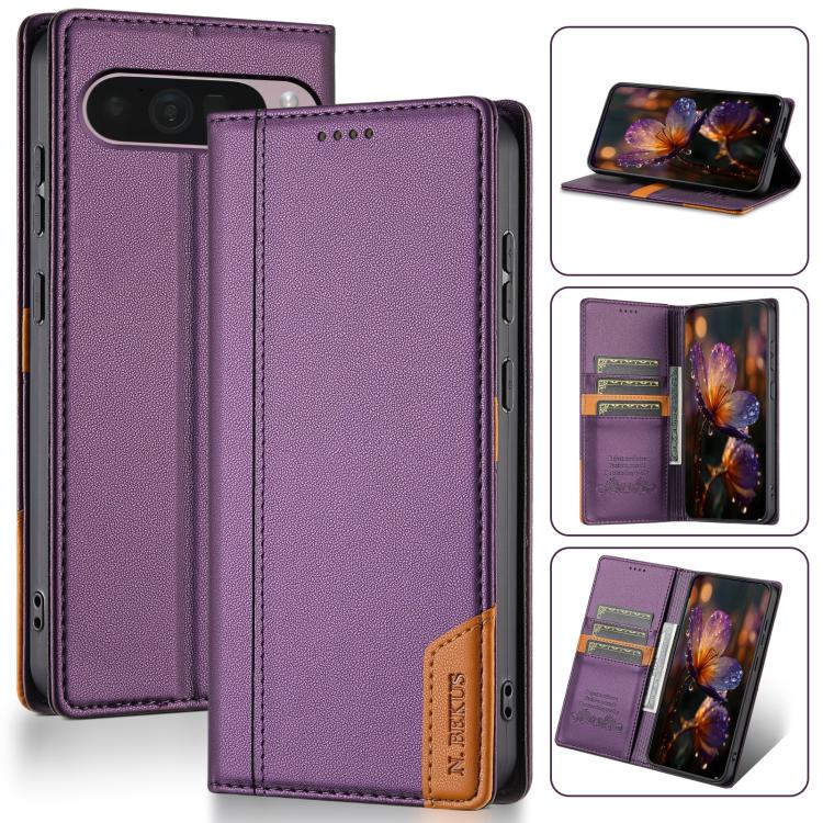 Étui portefeuille en cuir pour Google Pixel 10 / 9 / Pro XL