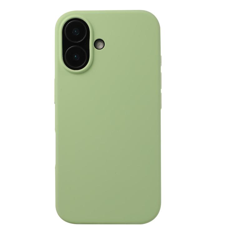 

For iPhone 17 Liquid Silicone Phone Case(Matcha Green)