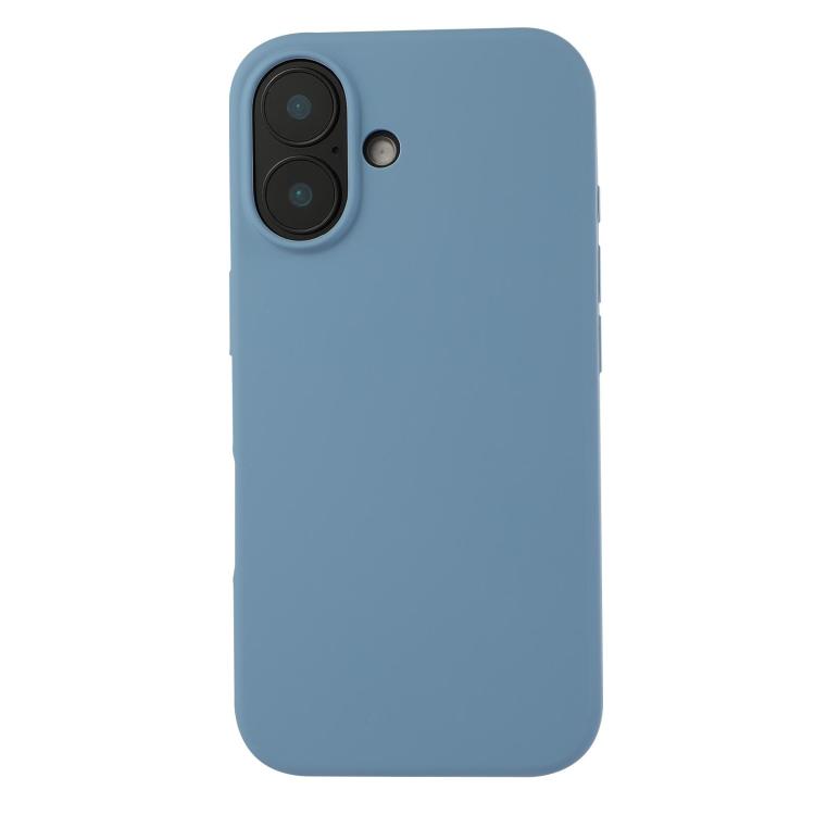 

For iPhone 17 Liquid Silicone Phone Case(Azure Blue)
