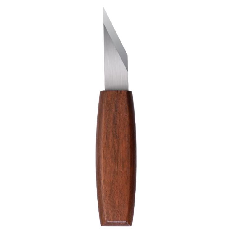 

Long Blade Bevel Pointed Hand Carving Knife Utility Knife, Handle Material:Walnut