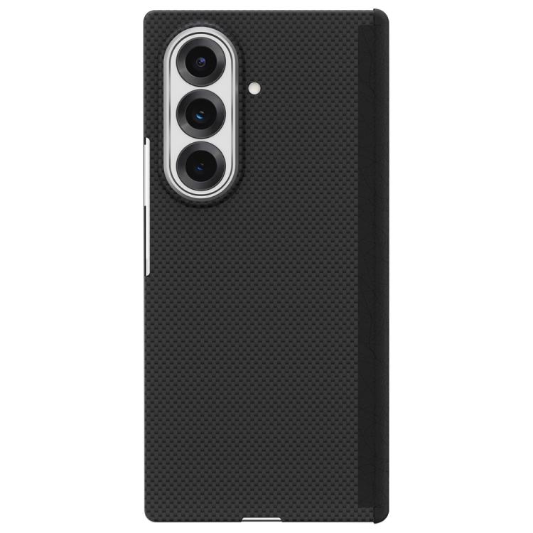 

For Samsung Galaxy Z Fold7 5G Nanofiber MagSafe Magnetic Phone Case(Black)