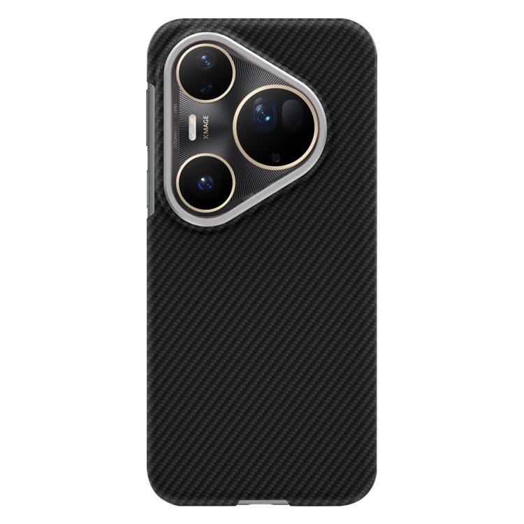 

For Huawei Pura 80 Ultra 5G 600D Fine Grain Series Carbon Fiber MagSafe Phone Case(Black)