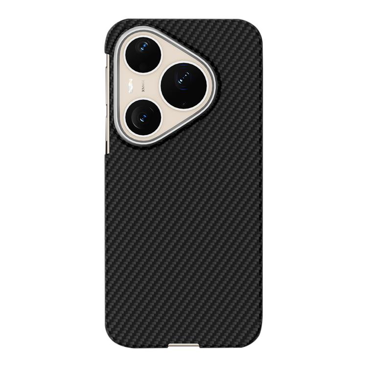 

For Huawei Pura 90 Pro 5G 600D Fine Grain Series Carbon Fiber MagSafe Phone Case(Black)