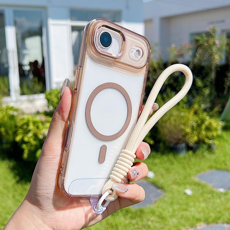 For iPhone Air MagSafe Magnetic Clear Phone Case with Wrist