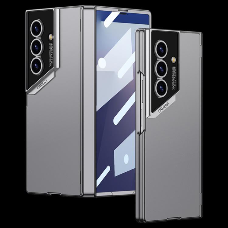

For Samsung Galaxy Z Fold7 5G GKK Integrated Raptor Magnetic Folding Hinge Phone Case(Grey)