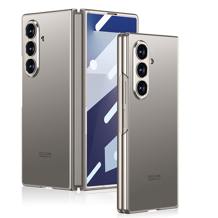 

For Samsung Galaxy Z Fold7 5G GKK Integrated AG Craft Skin Feel Full Coverage Phone Case(Titanium Gray)