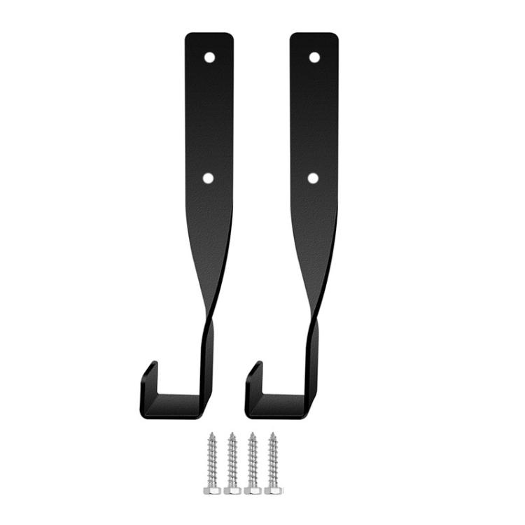 

2pcs/Pack Heavy Duty Chainsaws Hook Wall Mounted Storage Rack Hanger Multi-Function Garage Tool(Black)