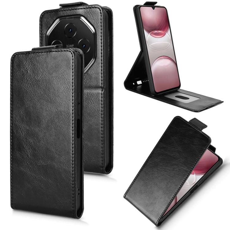

For Umidigi G100 5G 2025 / G100 Pro Magnetic Vertical Flip Leather Phone Case with Buckle(Black)