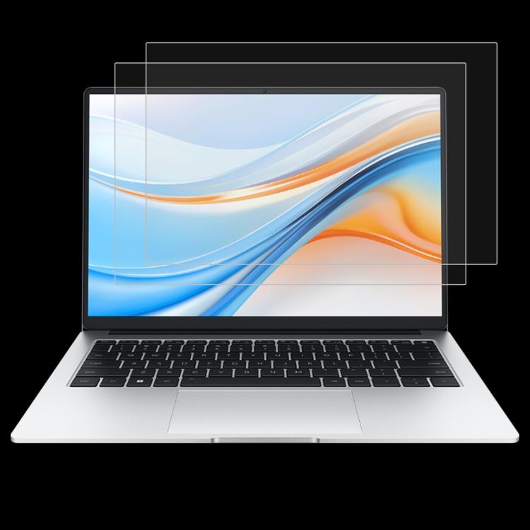 

For Honor Magicbook X14 Plus 14 2025 2pcs 9H Anti-Blue Light Privacy Tempered Glass Film