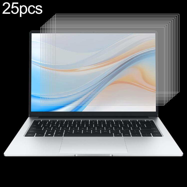 

For Honor Magicbook X14 Plus 14 2025 25pcs 9H Anti-Blue Light Privacy Tempered Glass Film