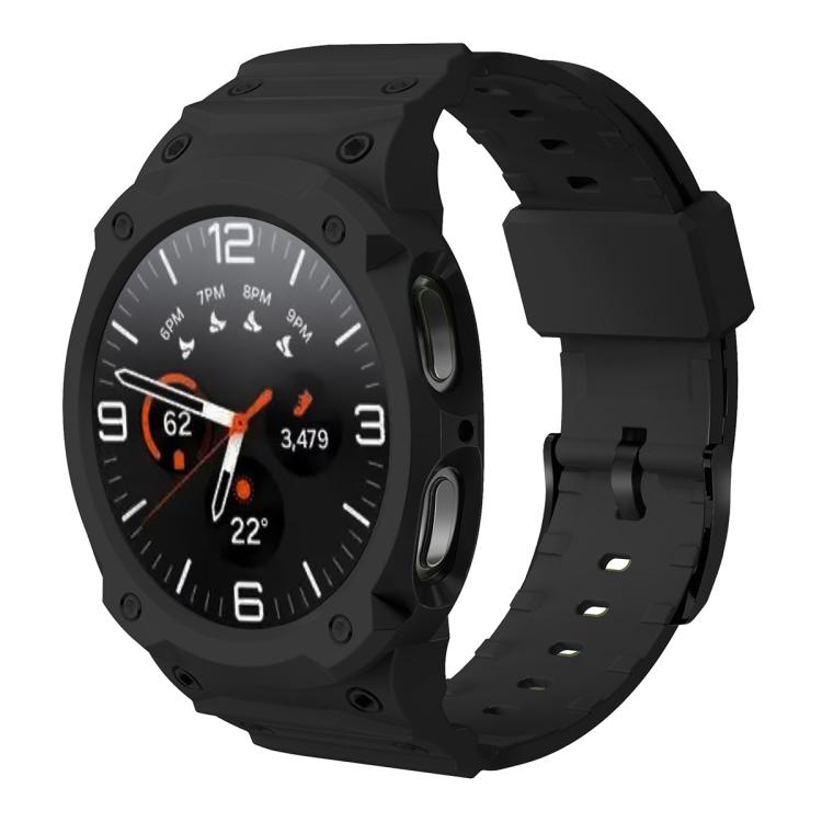 

For Samsung Galaxy Watch8 44mm Integrated TPU Watch Band(Black)