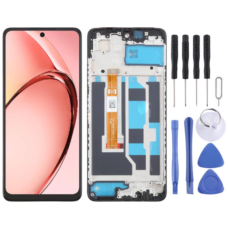 

For OPPO A3x 4G CPH2641 OEM LCD Screen Digitizer Full Assembly with Frame