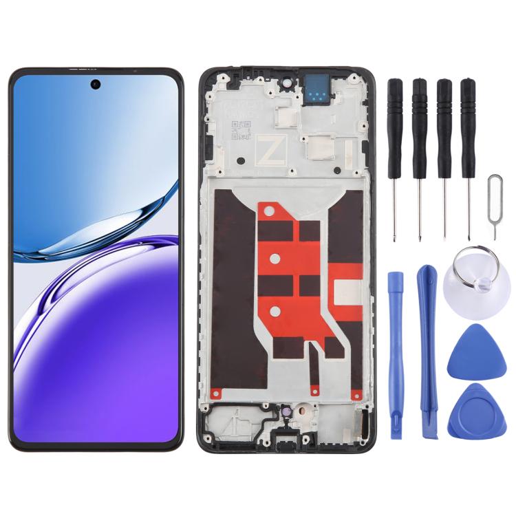 

For OPPO F27 5G OLED LCD Screen Digitizer Full Assembly with Frame