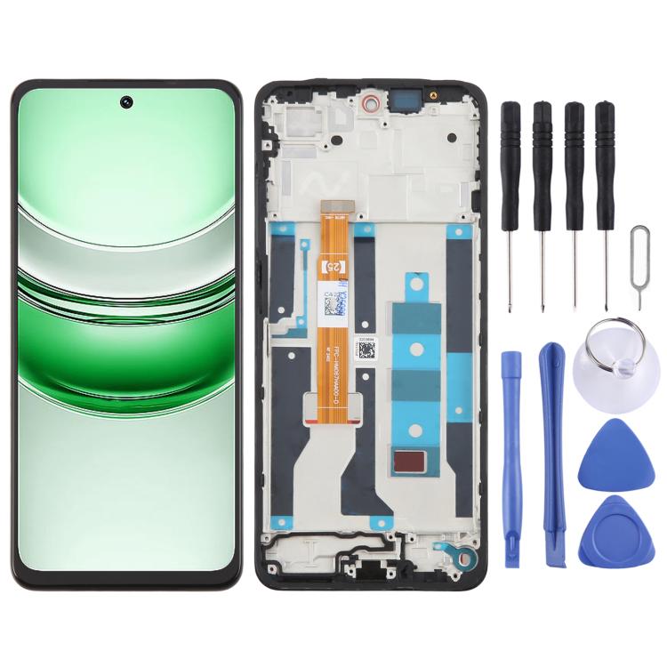 

For Realme 14x India OEM LCD Screen Digitizer Full Assembly with Frame