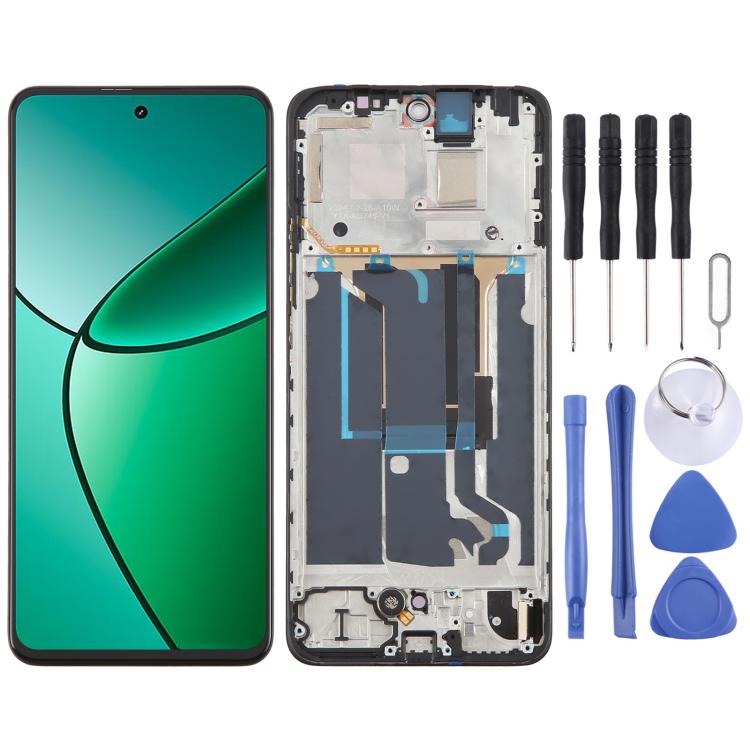 

For Realme 12+ 5G RMX3867 OLED LCD Screen Digitizer Full Assembly with Frame