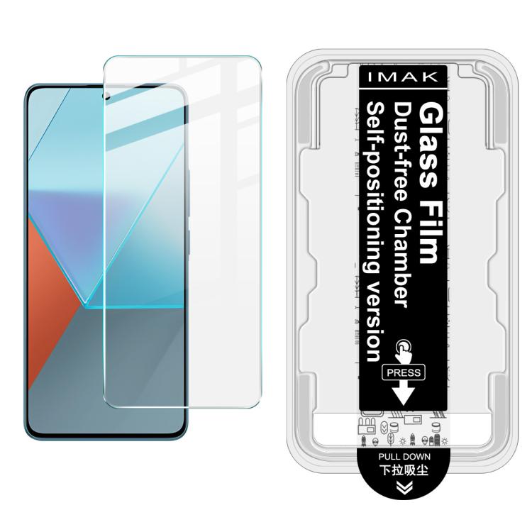 

For Redmi Note 13 Pro / POCO X6 imak Dust-free Chamber Locator H Series Tempered Glass Film