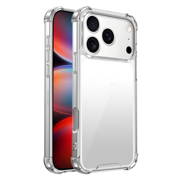 

For iPhone 17 Pro Max Four-corner Shockproof Acrylic +TPU Phone Case(Transparent)