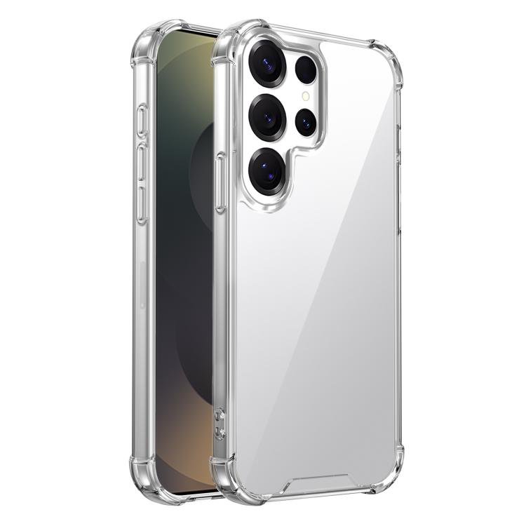 

For Samsung Galaxy S24 Ultra 5G Four-corner Shockproof Acrylic +TPU Phone Case(Transparent)