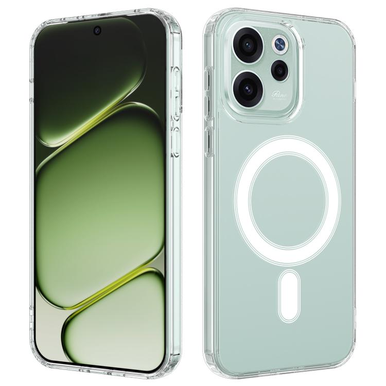 For OPPO Reno15 F 5G Global / Reno15c IND MagSafe Clear Acrylic PC Hybrid TPU Phone Case(Transparent) — купить у Sunsky-online WW