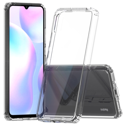 

For Xiaomi Redmi 9A Scratchproof TPU + Acrylic Protective Case(Transparent)