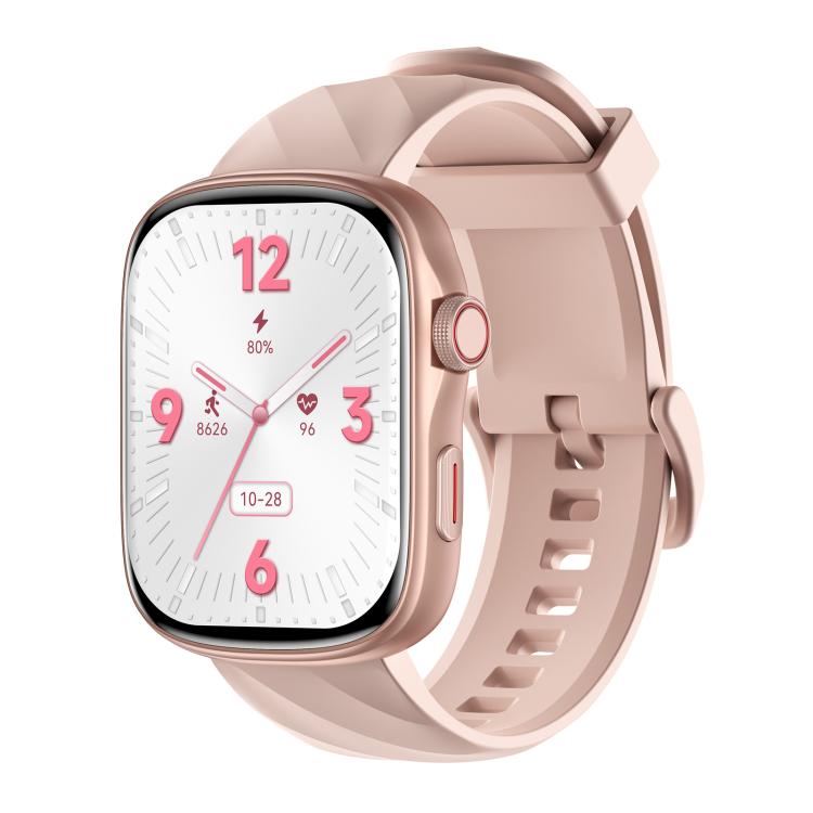 

GTS10 1.95 inch AMOLED Screen Fitness Tracker Smart Watch Support Heart Rate Monitoring(Pink)