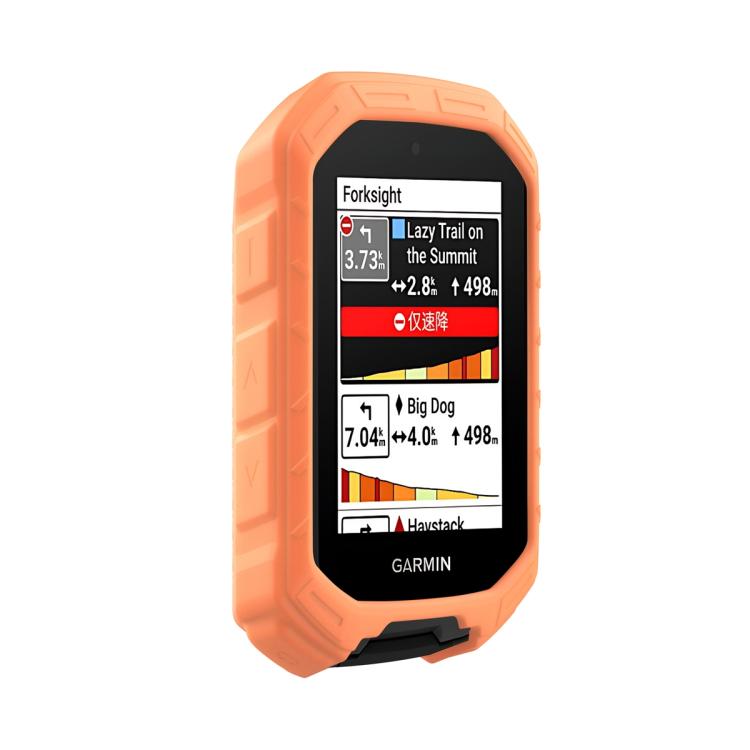 

For Garmin Edge MTB Stopwatch Armor Silicone Protective Cover(Orange)