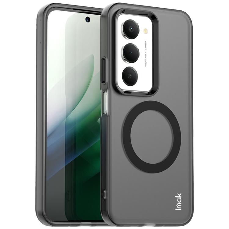 

For Redmi 15 5G / 4G EU 171mm IMAK Chocolate Series TPU + PET MagSafe Phone Case(Black)