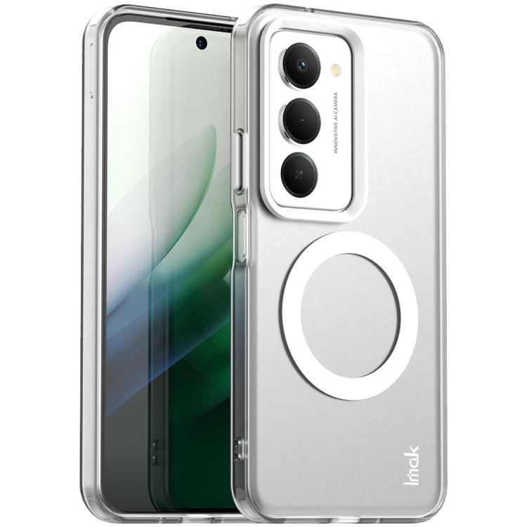 

For Redmi 15 5G / 4G EU 171mm IMAK Chocolate Series TPU + PET MagSafe Phone Case(White)